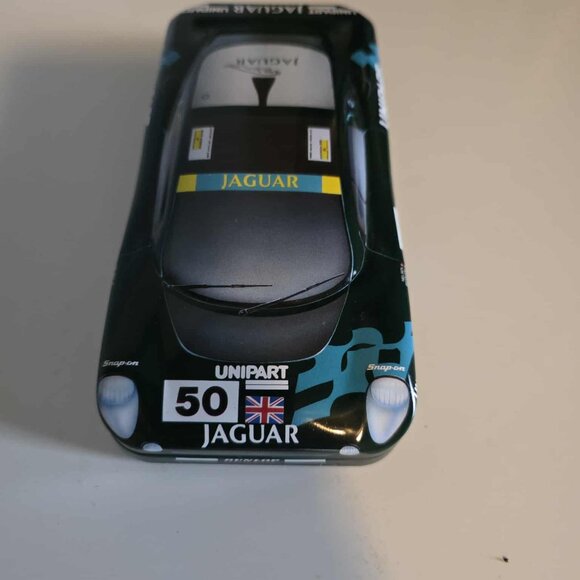 Vintage Tin Plate Racing Jaguar XJ220 Collectible Tin - Picture 6 of 6